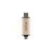 Transcend JetFlash 930C 512 GB, USB-Stick(gold/schwarz, USB-A 3.2 Gen 1, USB-C 3.2 Gen 1)