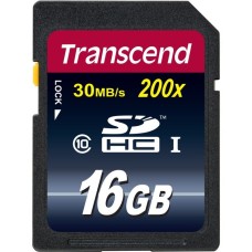 Transcend Secure Digital SDHC Card 16 GB, Speicherkarte(UHS-I U1, Class 10)