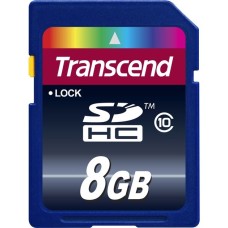 Transcend Secure Digital SDHC Card 8 GB, Speicherkarte(Class 10)