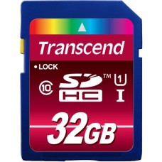 Transcend Secure Digital SDHC UHS-I 32 GB, Speicherkarte(blau, UHS-I U1, Class 10)