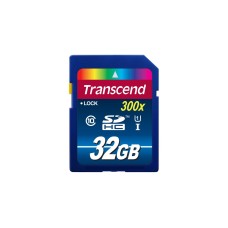 Transcend Secure Digital SDHC UHS-I 32 GB, Speicherkarte(blau, UHS-I U1, Class 10)
