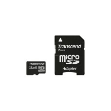 Transcend microSDHC Card 32 GB, Speicherkarte(schwarz, Class 10)