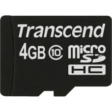 Transcend microSDHC Card 4 GB, Speicherkarte(Class 10)