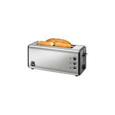 Unold Toaster OnyxDuplex(silber/schwarz, 1.400 Watt, für 4 Scheiben Toast)