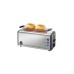 Unold Toaster OnyxDuplex(silber/schwarz, 1.400 Watt, für 4 Scheiben Toast)