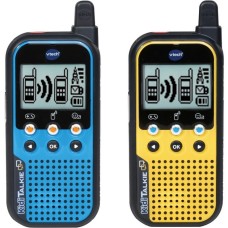 VTech Kidi Talkie, Walkie-Talkie(blau/gelb, 2 Stück)