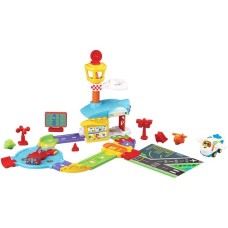 VTech Tut Tut Baby Flitzer - Fröhlicher Flughafen, Spielgebäude(mehrfarbig, Inkl. Tut Tut Baby Flitzer - Flugzeug)