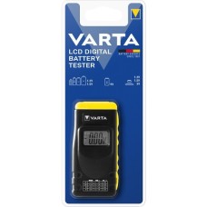 Varta Digitaler Batterietester AA / AAA / C / D / E, Messgerät(schwarz)