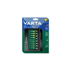 Varta LCD Multi Charger+, Ladegerät(schwarz, Lädt bis zu 8 AA, AAA)