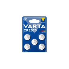 Varta LITHIUM Coin CR2025, Batterie(5 Stück, CR2025)