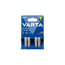 Varta Lithium, Batterie(4 Stück, AAA)