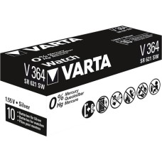 Varta Silberoxid-Knopfzelle 364, Batterie(silber, 10 Stück)