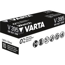 Varta Silberoxid-Knopfzelle 395, Batterie(silber, 10 Stück)