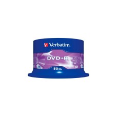 Verbatim DVD+R 4,7 GB, DVD-Rohlinge(16fach, 50 Stück)