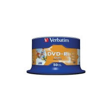 Verbatim DVD-R 4,7 GB, DVD-Rohlinge(16fach, 50 Stück)