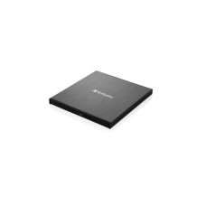 Verbatim Externer Slimline CD-DVD-Brenner, externer DVD-Brenner(USB-C 3.2 Gen 1 (5 Gbit/s))