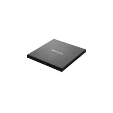 Verbatim Externer Slimline, externer Blu-ray-Brenner(schwarz, USB 3.2 Gen 1 (Typ-C))