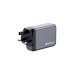Verbatim GaN-Ladegerät 100W, 1x USB-A , 3x USB-C(grau, PD 3.0, QC 3.0)