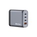 Verbatim GaN-Ladegerät 140W, 1x USB-A , 3x USB-C(grau, PD 3.1, PD 3.0, QC 3.0)