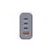 Verbatim GaN-Ladegerät 140W, 1x USB-A , 3x USB-C(grau, PD 3.1, PD 3.0, QC 3.0)
