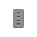Verbatim GaN-Ladegerät 200W, 1x USB-A , 3x USB-C(grau, PD 3.0, QC 3.0)