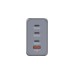 Verbatim GaN-Ladegerät 240W, 1x USB-A , 3x USB-C(grau, PD 3.0, QC 3.0)