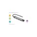 2x USB-A + USB-C Buchse + HDMI-Buchse + RJ-45 Buchse, USB-Hub(silber/schwarz, PD, Laden mit bis zu 100 Watt)