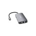Verbatim USB-C Pro Multiport-Hub CMH-05, 5 Port, Dockingstation(grau, HDMI, RJ-45, 2x USB-A, USB-C PD)