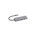 Verbatim USB-C Pro Multiport-Hub CMH-08, 8 Port, Dockingstation(grau, 2x HDMI, 3x USB-A, USB-C PD, SD, microSD)