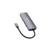 Verbatim USB-C Pro Multiport-Hub CMH-08, 8 Port, Dockingstation(grau, 2x HDMI, 3x USB-A, USB-C PD, SD, microSD)