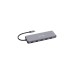 Verbatim USB-C Pro Multiport-Hub CMH-13, 13 Port, Dockingstation(grau, 2x HDMI, DP, RJ-45, 6x USB-A, Audio, 2x USB-C PD)