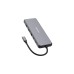 Verbatim USB-C Pro Multiport-Hub CMH-13, 13 Port, Dockingstation(grau, 2x HDMI, DP, RJ-45, 6x USB-A, Audio, 2x USB-C PD)
