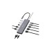 Verbatim USB-C Pro Multiport-Hub CMH-13, 13 Port, Dockingstation(grau, 2x HDMI, DP, RJ-45, 6x USB-A, Audio, 2x USB-C PD)