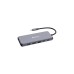 Verbatim USB-C Pro Multiport-Hub CMH-14, 14 Port, Dockingstation(grau, 2x HDMI, VGA, RJ-45, 5x USB-A, Audio, 2x USB-C, PD, SD, microSD)