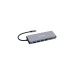 Verbatim USB-C Pro Multiport-Hub CMH-14, 14 Port, Dockingstation(grau, 2x HDMI, VGA, RJ-45, 5x USB-A, Audio, 2x USB-C, PD, SD, microSD)