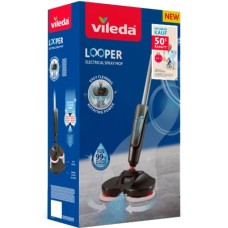 Vileda Elektrischer Sprüh-Mop Looper mydays, Bodenwischer(schwarz, Akkubetrieb, inkl. 50€ mydays Gutschein)