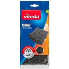 Vileda Glitzi POWER INOX Stahlschwamm, 2er Set(edelstahl)