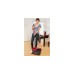 Vileda Turbo EasyWring & Clean Wischmop Komplettset, Bodenwischer(schwarz/rot, inkl. Classic Ersatzkopf)