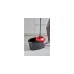 Vileda Wischer ULTRAMAX 2in1 TURBO Komplettset, Bodenwischer(schwarz/rot)