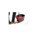 Vileda Wischer ULTRAMAX XL Turbo Komplett Box, Bodenwischer(schwarz/rot)