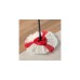 Vileda Wischmop Turbo 2in1 Microfibre Komplett Set, Bodenwischer(schwarz/rot, inkl. 750ml Vileda Bodenreiniger)