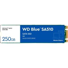 WD Blue SA510 250 GB, SSD(blau/weiß, SATA 6 Gb/s, M.2 2280)