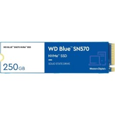 WD Blue SN570 250 GB, SSD(blau/weiß, PCIe 3.0 x4, NVMe, M.2 2280)