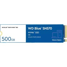 WD Blue SN570 500 GB, SSD(blau/weiß, PCIe 3.0 x4, NVMe, M.2 2280)