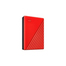 WD My Passport 4 TB, Externe Festplatte(rot, Micro-USB-B 3.2 Gen 1)