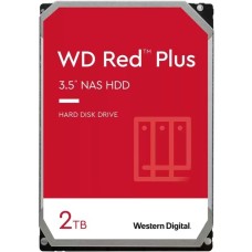 WD Red Plus NAS-Festplatte 2 TB(SATA 6 Gb/s, 3,5", 24/7)