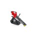 WOLF-Garten Akku-Laubsauger/Laubbläser LYCOS 40/480 V Set, 40Volt(rot/schwarz, Li-Ionen Akku 5,0 Ah)