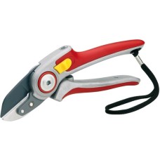 WOLF-Garten Amboss-Gartenschere RS 5000 "Alu Professional"(rot/aluminium, Kraftamboss)