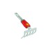 WOLF-Garten Kleinkremmer LJ-M, multi-star, Handrechen(rot/gelb, 8cm)