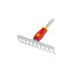 WOLF-Garten Kleinrechen DS-M 19, multi-star(rot/gelb, 19cm)